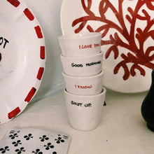 Load image into Gallery viewer, A+N ESPRESSO CUP | SHUT UP ANNA + NINA