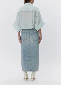 ELEANOR REFINED RAYON | MISTY BLUE