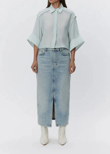 ELEANOR REFINED RAYON | MISTY BLUE