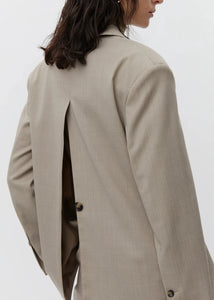 EZRA CLASSIC WOOK BLEND BLAZER | PETRIFIED OAK MELANGE DAY BIRGER AND MIKKELSEN