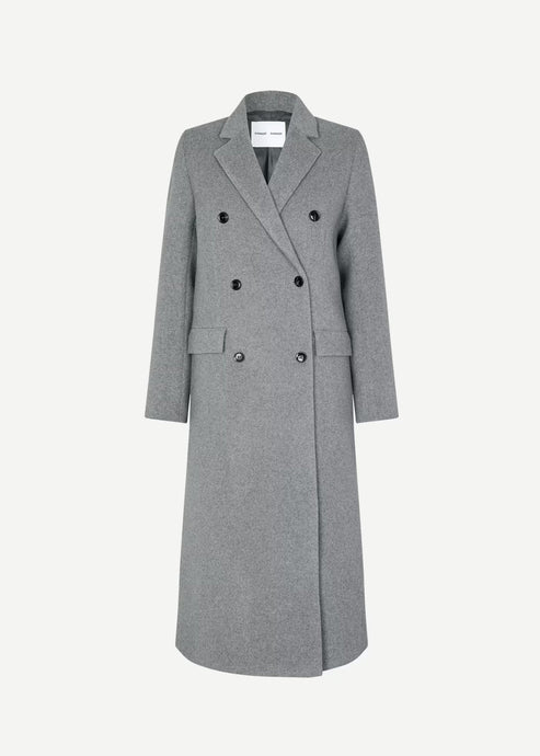 FALCON COAT | GREY MELANGE SAMSOE SAMSOE