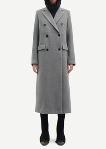 FALCON COAT | GREY MELANGE SAMSOE SAMSOE