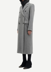 FALCON COAT | GREY MELANGE SAMSOE SAMSOE