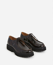 Load image into Gallery viewer, MARLON LEATHER | CHOCOLATE FLATTERED