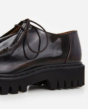 Load image into Gallery viewer, MARLON LEATHER | CHOCOLATE FLATTERED