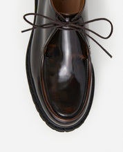 Load image into Gallery viewer, MARLON LEATHER | CHOCOLATE FLATTERED
