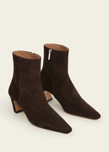 Load image into Gallery viewer, XENA SUEDE BOOT | CHOCOLATE FLATTERED