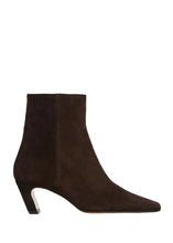 Load image into Gallery viewer, XENA SUEDE BOOT | CHOCOLATE FLATTERED