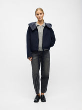 Load image into Gallery viewer, OBJMOORE L/S WOOL BOMBER  | SKY CAPTAIN OBJECT