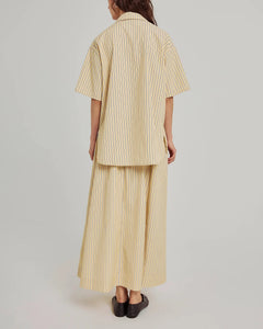 FRIDA MAXI SKIRT | YELLOW STRIPE NORR