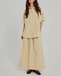 FRIDA MAXI SKIRT | YELLOW STRIPE NORR
