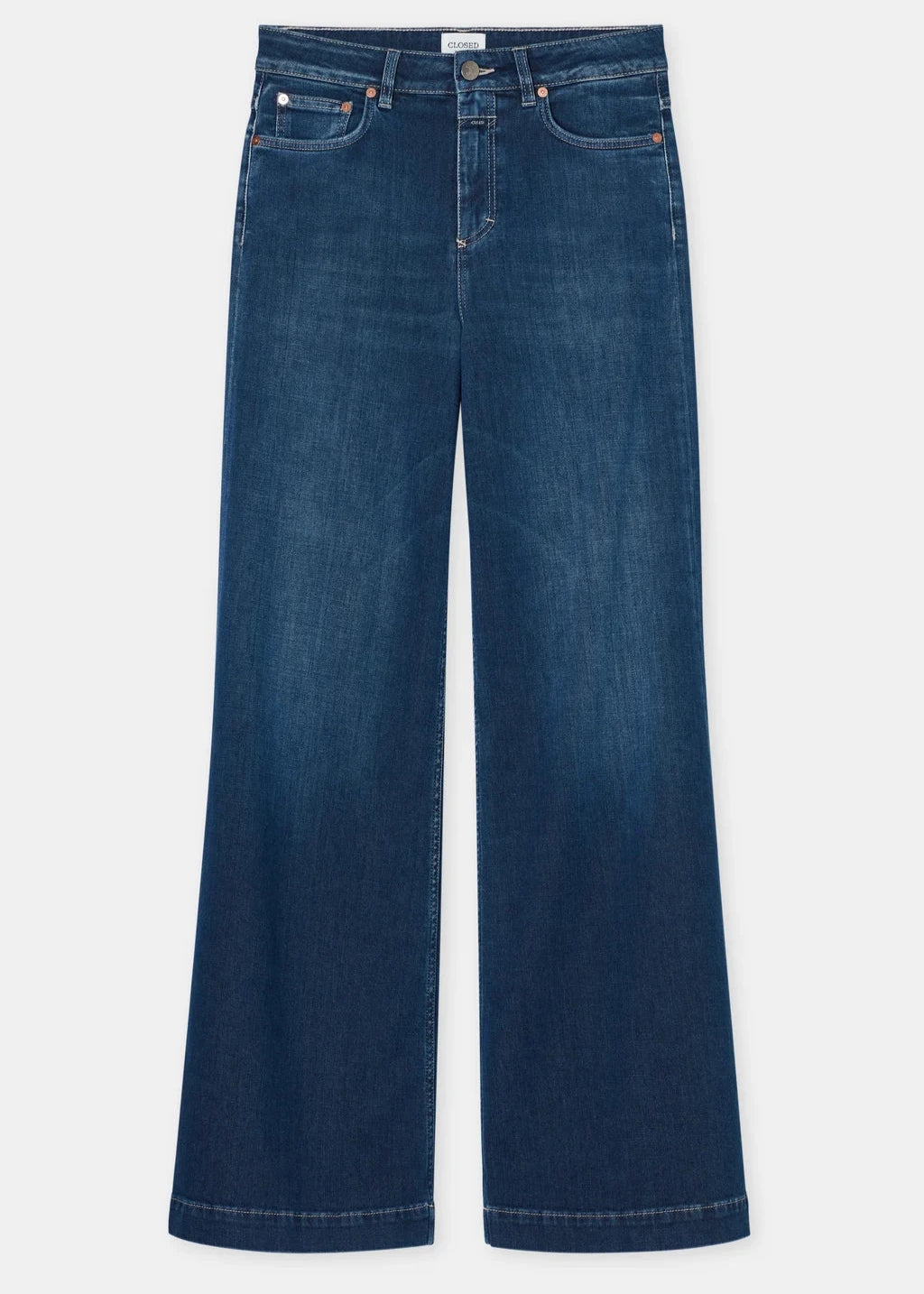 GLOW-UP WIDE JEANS | DARK BLUE