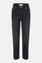 Load image into Gallery viewer, GWEN STRAIGHT DENIM PANTS L28 | BLACK by AME