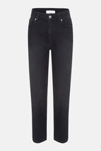 Load image into Gallery viewer, GWEN STRAIGHT DENIM PANTS L32 | BLACK by AME