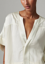 Load image into Gallery viewer, GARSON CONTRAST LINEN DRESS | JET STREAM DAY BIRGER AND MIKKELSEN