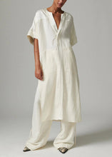 Load image into Gallery viewer, GARSON CONTRAST LINEN DRESS | JET STREAM DAY BIRGER AND MIKKELSEN