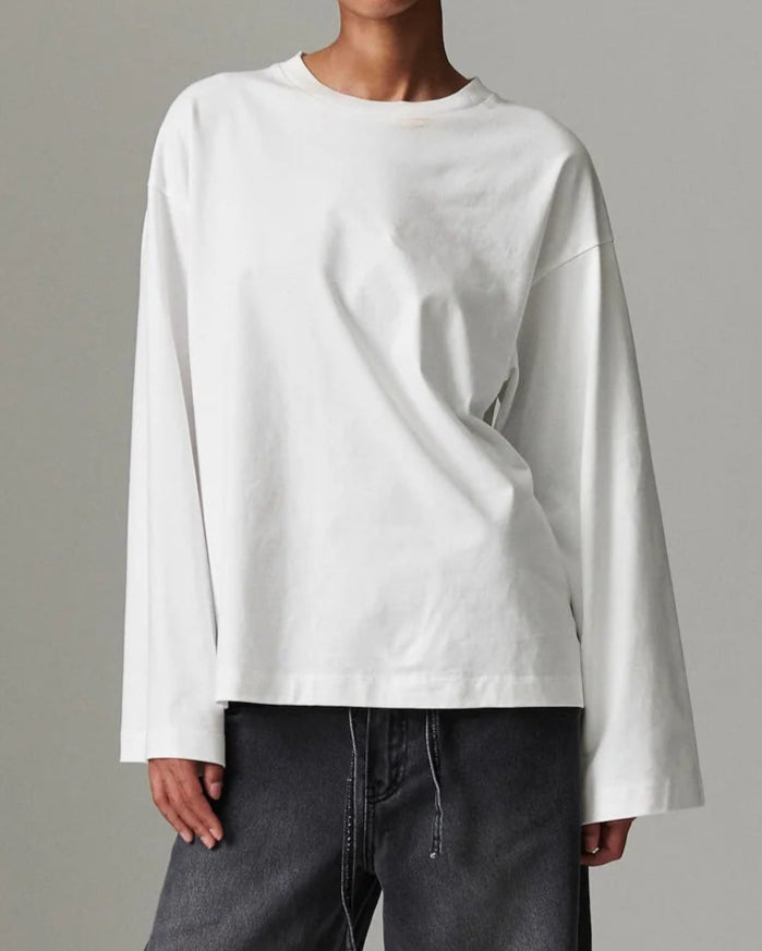 GOLDA HEAVY JERSEY | BRIGHT WHITE DAY BIRGER AND MIKKELSEN