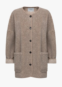 HANNAH TEDDY OVERSIZED JACKET | TAUPE (Copie) AME