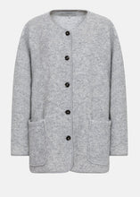 Load image into Gallery viewer, HANNAH WOOLY OVERSIZED JACKET | LIGHT GREY AME