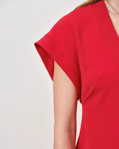 HENNE TOP | BRIGHT RED DANTE6