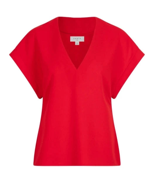 HENNE TOP | BRIGHT RED DANTE6