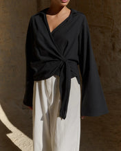 Load image into Gallery viewer, ZULA&#39;CL BLOUSE | BLACK CLUB L&#39;AVENIR