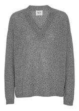 Charger l&#39;image dans la galerie, HAIMA V-NECK | GREY MELANGE