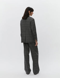 HESTER ALL TIME CHECK BLAZER GREY MEL DAY BIRGER AND MIKKELSEN