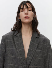 Load image into Gallery viewer, HESTER ALL TIME CHECK BLAZER GREY MEL DAY BIRGER AND MIKKELSEN