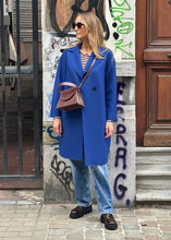 Load image into Gallery viewer, SHOULDER DROPPED D B COAT PRESSED WOOL | MIRAGE HARRIS WHARF LONDON
