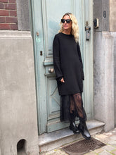 Charger l&#39;image dans la galerie, FRED KNIT SWEATER DRESS | BLACK HERSKIND