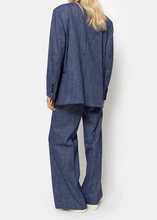 Charger l&#39;image dans la galerie, INDIANA WIDE PANTS | DARK BLUE AME