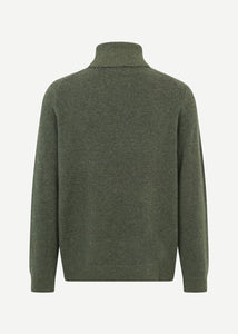 ISAK KNIT TURTLENECK | FOREST NIGHT SAMSOE SAMSOE