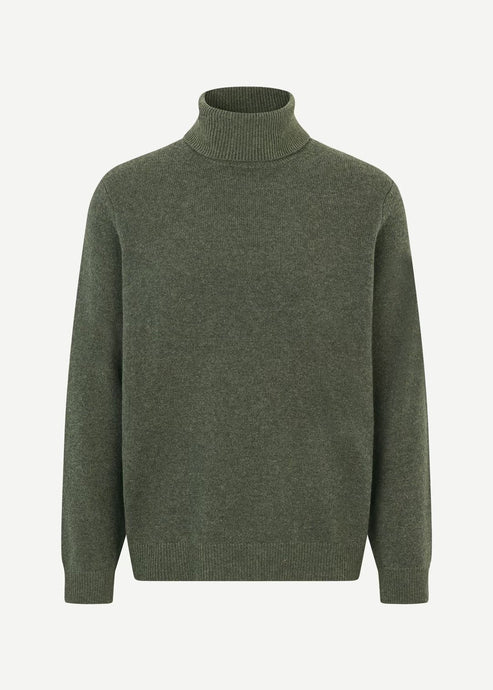 ISAK KNIT TURTLENECK | FOREST NIGHT SAMSOE SAMSOE