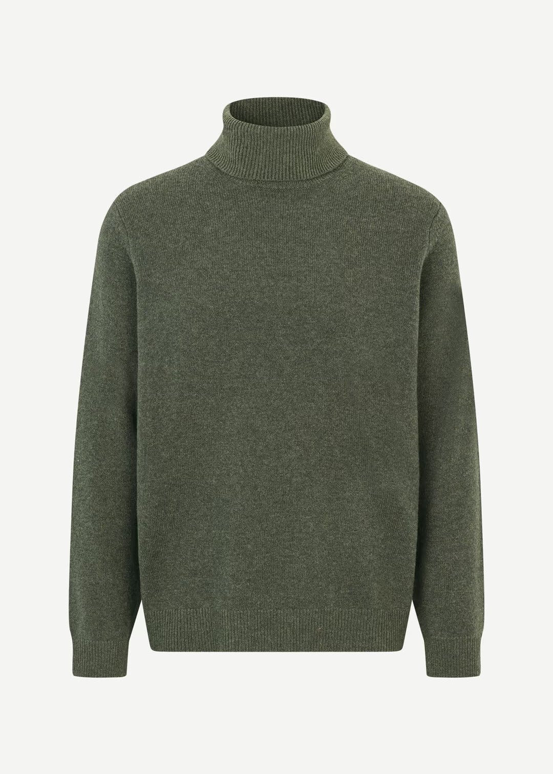 ISAK KNIT TURTLENECK | FOREST NIGHT SAMSOE SAMSOE