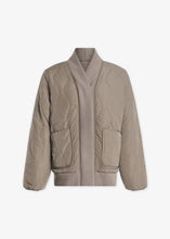 Load image into Gallery viewer, JOANNA REVERSIBLE JACKET | FUNGI/COFFEE QUARTZ VARLEY