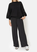 Load image into Gallery viewer, JULES WIDE PANTS | BLACK AME