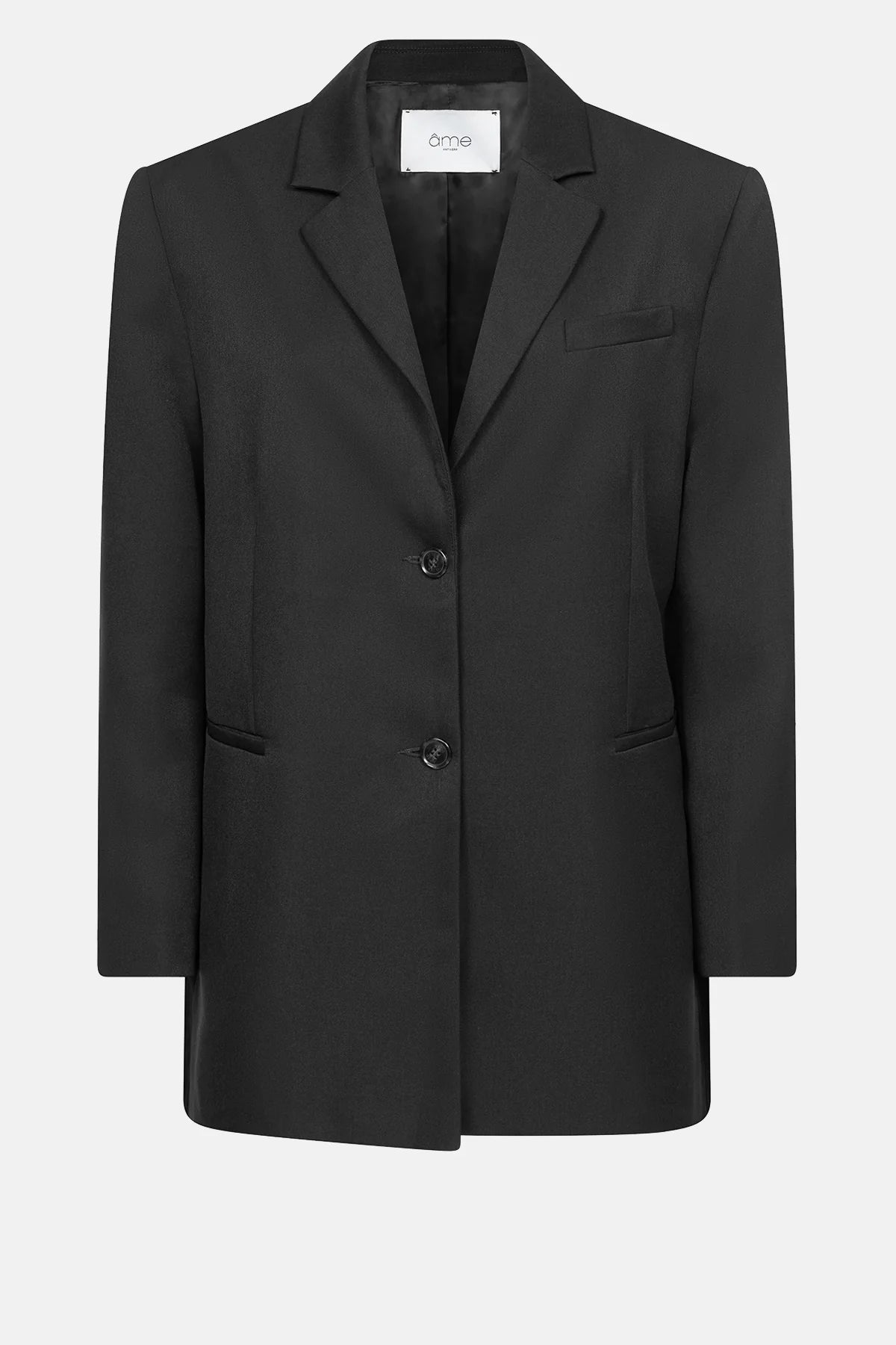 JULIAN OVERSIZED SINGLE BREASTED BLAZER | BLACK AME