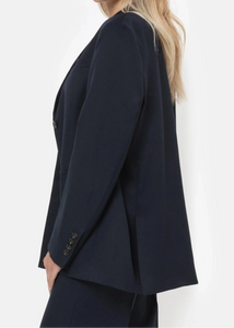 JULIAN OVERSIZED SINGLE BREASTED BLAZER | DARK BLUE AME