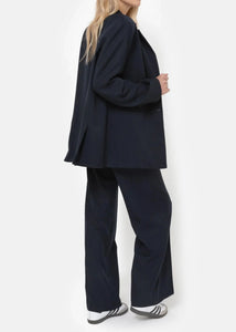 JULIAN OVERSIZED SINGLE BREASTED BLAZER | DARK BLUE AME