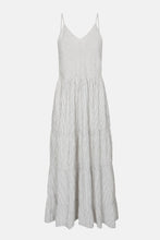 Load image into Gallery viewer, JANA LONG DRESS | WHITE &amp; BLUE STRIPES AME