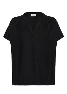 KAMILIA BLOUSE | BLACK DEEP KAFFE