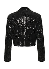 Charger l&#39;image dans la galerie, KANICOLE SEQUIN BLAZER | BLACK DEEP KAFFE