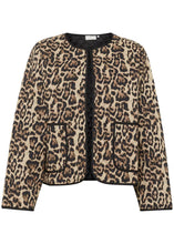 Load image into Gallery viewer, KAVALIA JACKET | NATURAL LEOPARD KAFFE