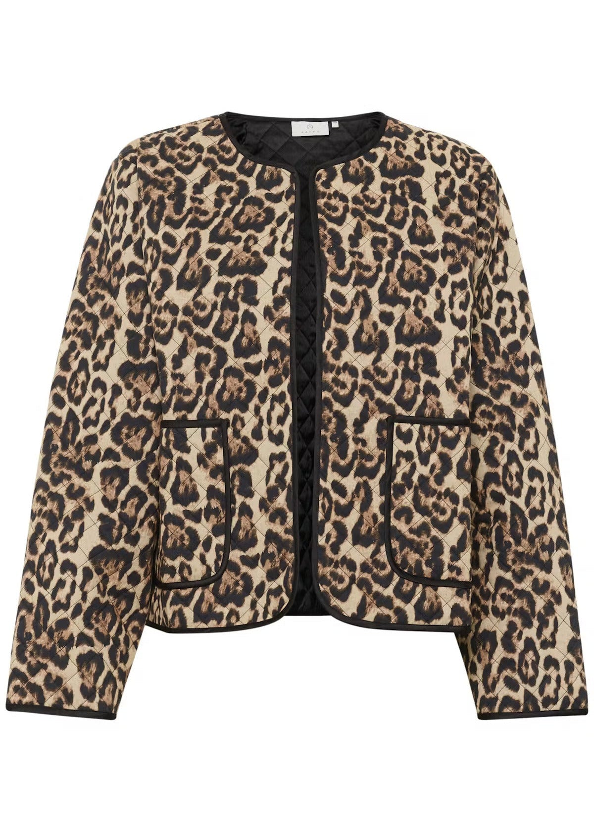 KAVALIA JACKET | NATURAL LEOPARD KAFFE