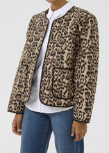 Load image into Gallery viewer, KAVALIA JACKET | NATURAL LEOPARD KAFFE