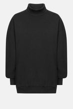 Charger l&#39;image dans la galerie, KEEP TURTLENECK OVERSIZED SWEATSHIRT  | BLACK AME