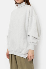 Charger l&#39;image dans la galerie, KEEP TURTLENECK OVERSIZED SWEATSHIRT  | MARLED GREY AME