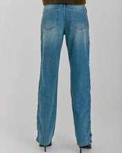 Load image into Gallery viewer, KENZIE STRAIGHT LACE JEAN  | MEDIUM BLUE DENIM NORR