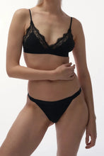 Load image into Gallery viewer, LOVE LACE BRIEFS | BLACK LOVE STORIES INTIMATES